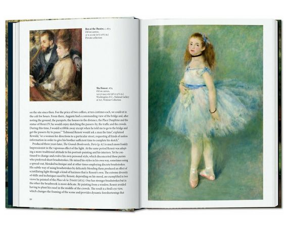 Шедеври світового живопису книга про творчість П'єра-Огюста Ренуара Renoir. 40th Ed. Gilles Néret живопис книги | Зображення 1
