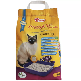 Наполнитель гигиенический бентонитовый Pretty Cat для кошек с ароматом лаванды 5 кг