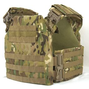 Плитоноска Plate Carrier зі швидким скиданням IRR Cordura 500 D Мультикам (coyote)