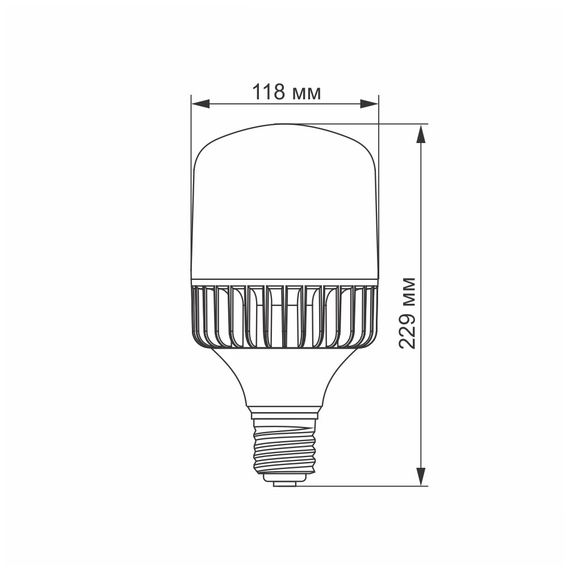 Світлодіодна лампа VIDEX A118 50W E40 5000K (VL-A118-50405) | Зображення 3