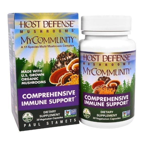 Грибний комплекс Fungi Perfecti Mushrooms MyCommunity Comprehensive Immune Support 30 Caps FPI-03811