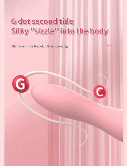 Вибратор микрофон "Double vibration", цвет розовый, 10 режимов вибрации sexstyle | Зображення 4