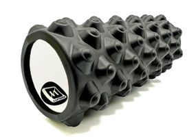 Масажний ролик EasyFit Grid Roller Extreme 33 см Чорний (EF-2023-BK)