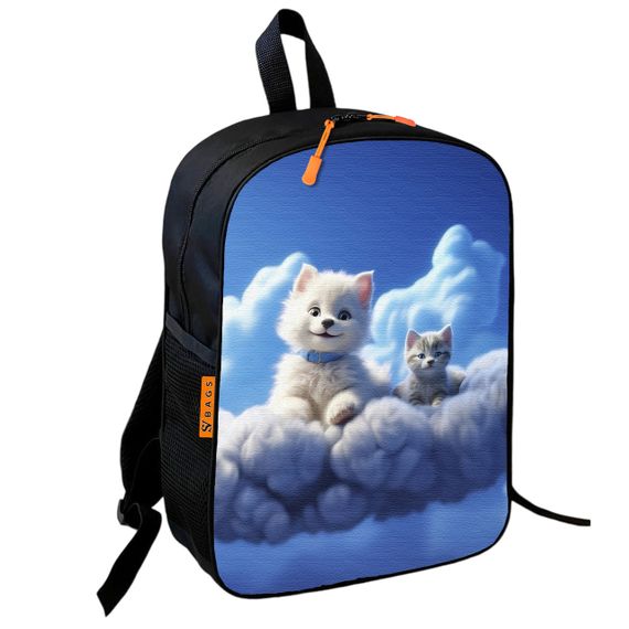 Шкільний рюкзак дитячий з кошеням + Сумка для взуття спортивної форми рюкзак-мішок для хлопчика (01702) | Зображення 4