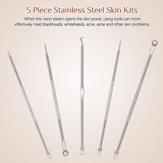 Паровой очиститель для лица Aiemok, глубокая очистка кожи, нано-ионный увлажнитель, паровая сауна для лица | Зображення 7