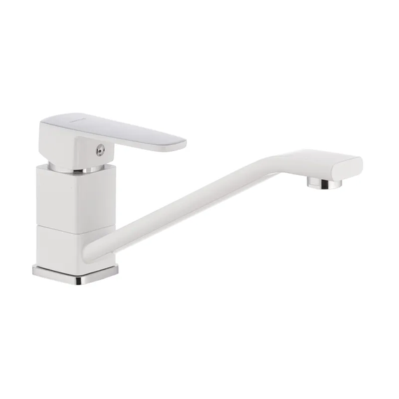 Смеситель кухонный белый Mixxus Missouri 555 (MI0594)