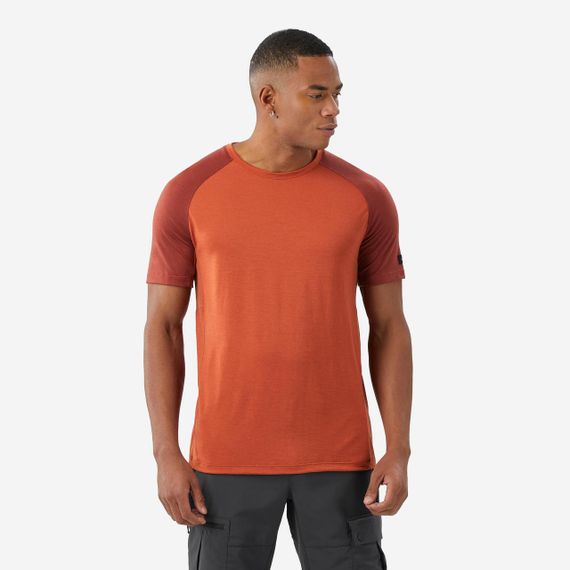Футболка чоловіча Merino Resist з мериносової вовни коричнева - XL. | Зображення 2
