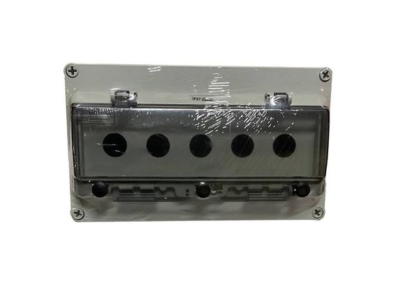 Корпус КП105 PRO IP65 для кнопок 5 место с прозрачной крышкой Ny95505371