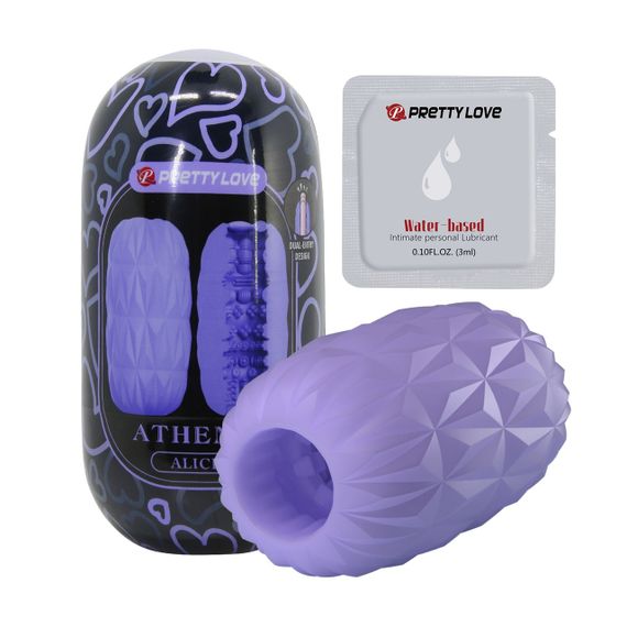 Мастурбатор яйцо Pretty Love - Athena ALICE Purple, BM-00900T100-2 Sex Aura