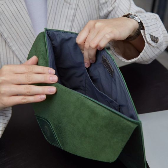 Чохол для ноутбука вінтажний Incarne Message MacBook Pro 16" 2019-2025 message-green-vintage-pro-16 зелений | Зображення 5