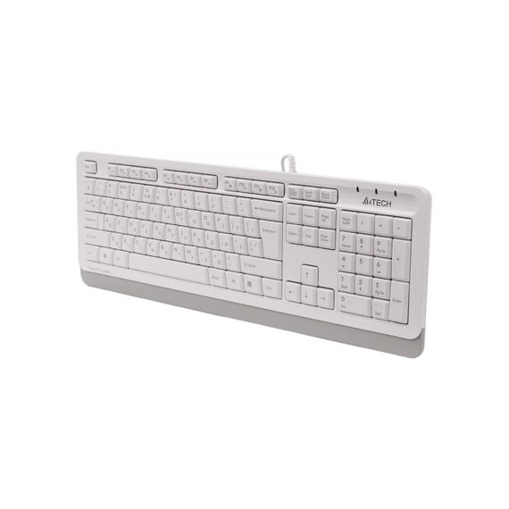 Клавіатура A4Tech FKS10 USB White | Зображення 1