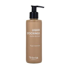 Крем-тон для ног Top Beauty Matte Bronzer Liquid Stockings (200 мл)