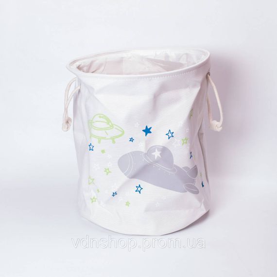 Корзина для игрушек тканевая 40×40×47 см Белый HP-41-15W