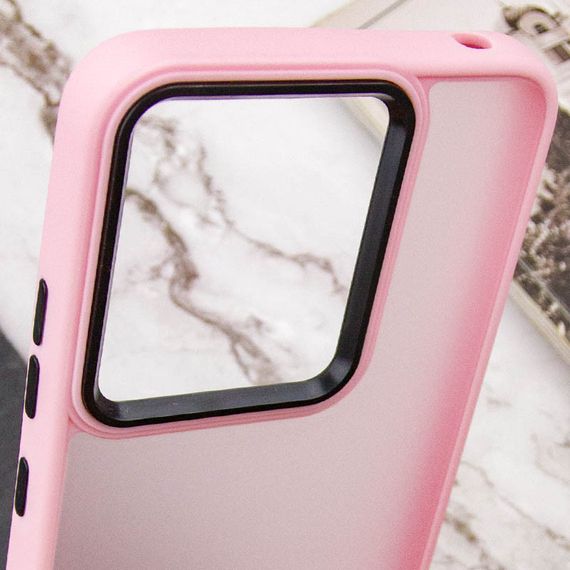 Чохол TPU+PC Lyon Frosted для Xiaomi Redmi 12C TPU+PC, Black TPU+PC, Pink | Зображення 4