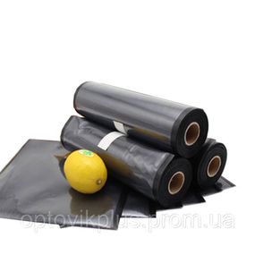 Рукав-плівка для вакууматора у рулоні 25см*600см, чорний