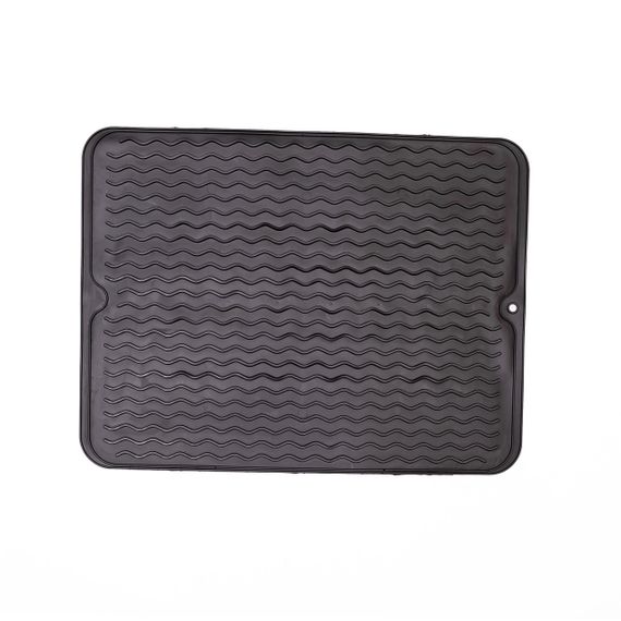 Кухонний силіконовий килимок з протиковзкою поверхнею 40×30 см Чорний HP-42-9B | Зображення 1