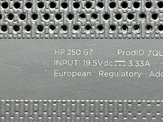 Ультрабук HP 250 G7 / 15.6" (1920x1080) TN / Intel Core i3-7020U (2 (4) ядра по 2.3 GHz) / 8 GB DDR4 / 256 GB SSD / nVidia GeForce MX110, 2 GB GDDR5, 64-bit / WebCam б/у | Зображення 9