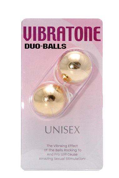 Вагінальні кульки DUO BALLS, GOLD Sex Aura | Зображення 1