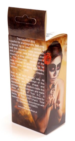 Анальний затор Boss Series - Jewellery Silver Heart PLUG Light Blue S, BS6400049 sexstyle | Зображення 14