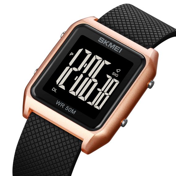 Наручний годинник Skmei 1866RGBK Rose Gold-Black | Зображення 1
