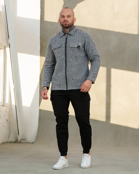 Куртка-сорочка Барашок графіт S | Зображення 1