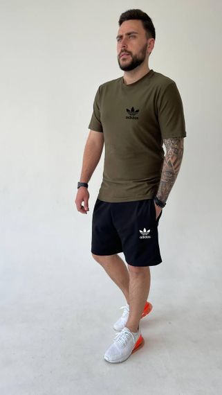 Чоловічий літній костюм adidas хакі | Зображення 5