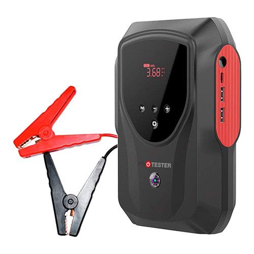 Пусковий зарядний пристрій для автомобіля (Бустер) з компресором 2-в-1 Jump Starter 12 V 2000 A | Зображення 1