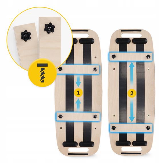 Балансувальна дошка (балансборд) 4FIZJO Balance Board (P-5905973404693) | Зображення 4