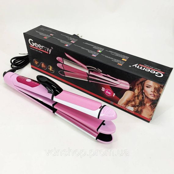 Плойка утюжок гофре выпрямитель, Щипцы гофре для выравнивание волос, Бережный выпрямитель волос LW-79