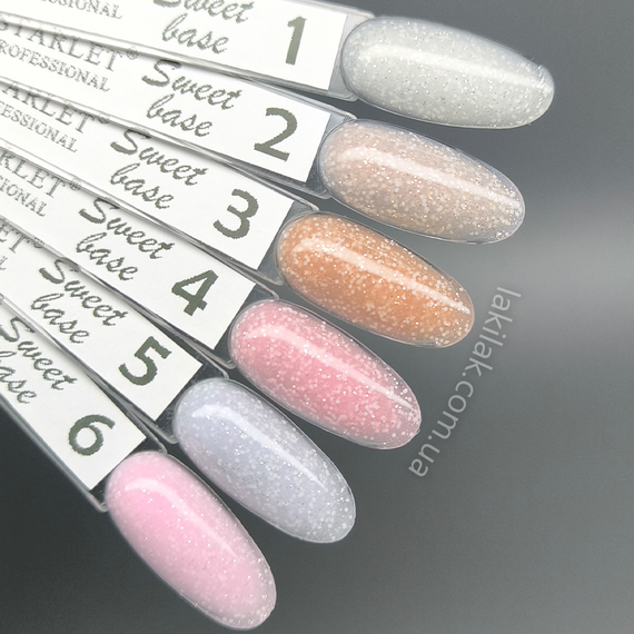 База с шиммером Starlet Professional Sweet Base №04 (розовая) 7мл | Зображення 1