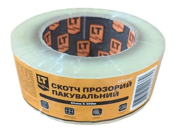 Скотч прозрачный упаковочный, Premium, 45мм*100