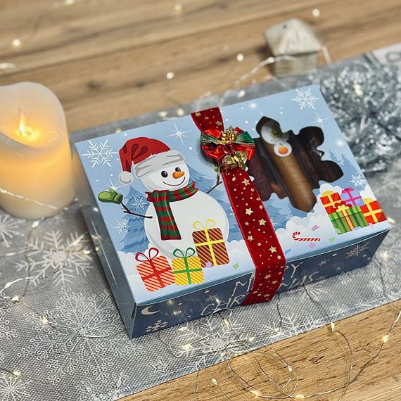 Подарунковий новорічний набір пастили «Тепло зимових свят» (три види пастили), 650 г | Зображення 1