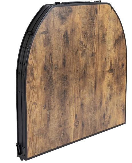 Стіл Bo-Camp Woodbine Oval 150x80 cm Black/Wood look (1404230) (DAS301532) | Зображення 4
