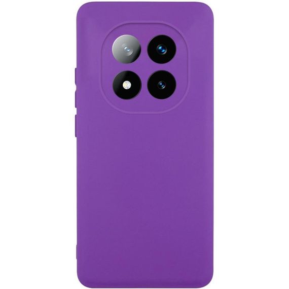 Чохол TPU GETMAN Liquid Silk Full Camera для Xiaomi Redmi Note 14 Pro 4G Фіолетовий / Purple