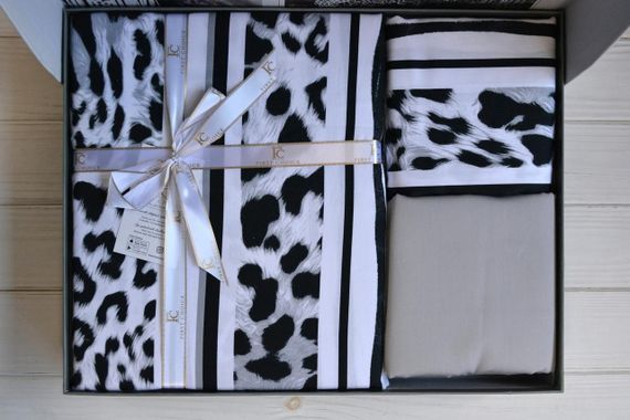 Постельное белье First Choice Cotton Satin семейный 160х220 Leopard Black | Зображення 4