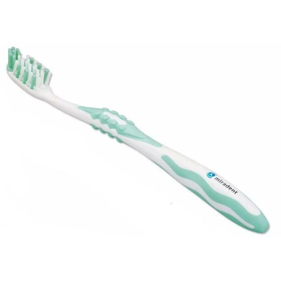 Зубна щітка Miradent Carebrush зелена | Зображення 1