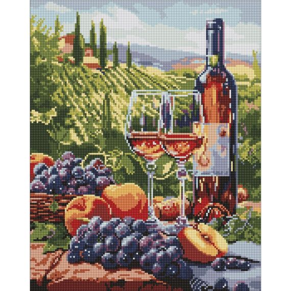 Алмазна мозаїка "Фруктове вино" ©art_selena_ua AMO8092, 40х50 см