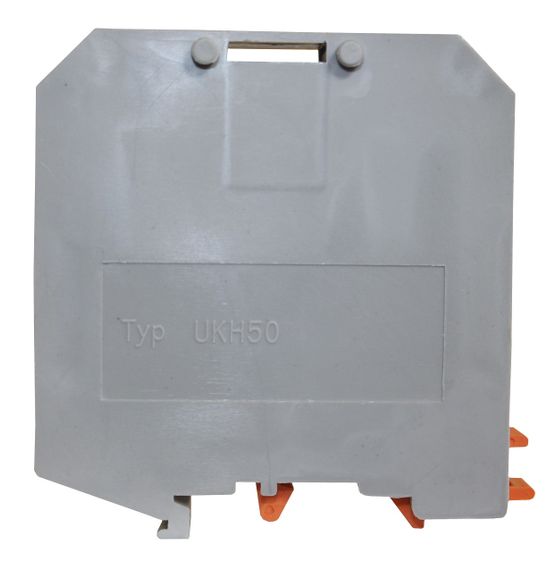 Клема КНГ-UK50 150А 16-50мм2 гвинтова сіра набірна на DIN-рейку без маркера Ny95505468 | Зображення 1