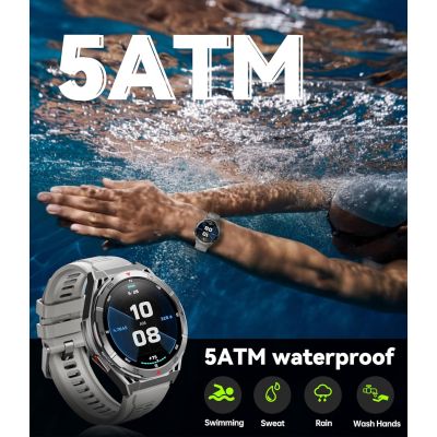 Смарт-годинник OUKITEL BT12 Grey (6931940789585) | Зображення 5