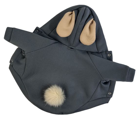 Толстовка Зайчик сіра Y-202 | Зображення 2