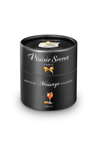Массажная свеча Plaisirs Secrets Spritz (80 мл) подарочная упаковка, керамический сосуд Sex Aura | Зображення 1