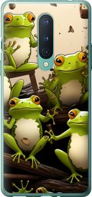 Чехол на OnePlus 8 Жабки "5656u-1902-17620"