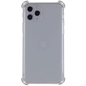 TPU чохол GETMAN Ease logo посилені кути для Apple iPhone 11 Pro Max (6.5") Серый (прозрачный)