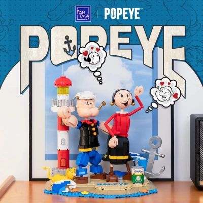 Конструктор Pantasy Popeye Папай з Оливою (86401) | Зображення 1