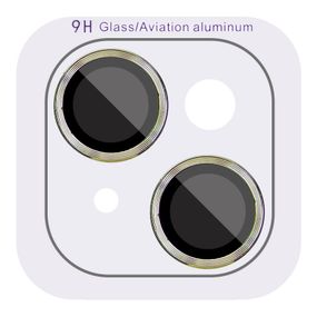Захисне скло Metal Classic на камеру (у упак.) для Apple iPhone 15 (6.1") / 15 Plus (6.7") Салатовий / Light Green