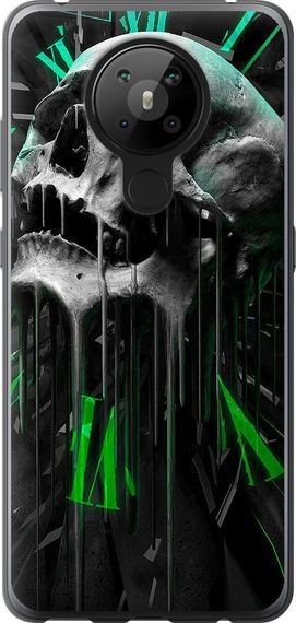 Чехол на Nokia 5.3 Череп-часы "4100u-2102-17620"