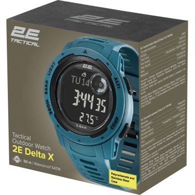 Смарт-часы 2E Delta X Blue з компасом та крокоміром (2E-TCW10BL) | Зображення 6