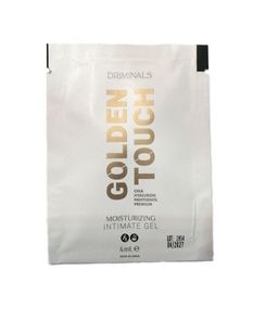 Пробник екстразволожувального гель-лубриканту Driminals Golden Touch (4 мл), водна основа
