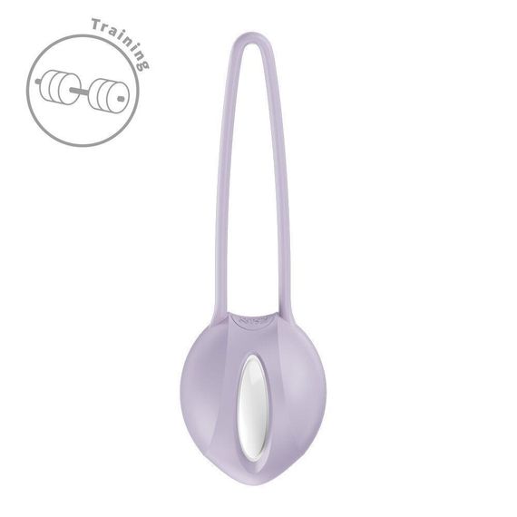Вагінальна кулька Fun Factory SMARTBALL UNO Purple, одинарна, діаметр 3,6 см Sex Aura | Зображення 1