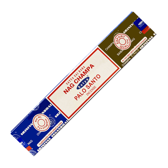 Аромапалички Наг Чампа Пало Санто  Nag Champa Palo Santo 15 г Satya 8904234405124
